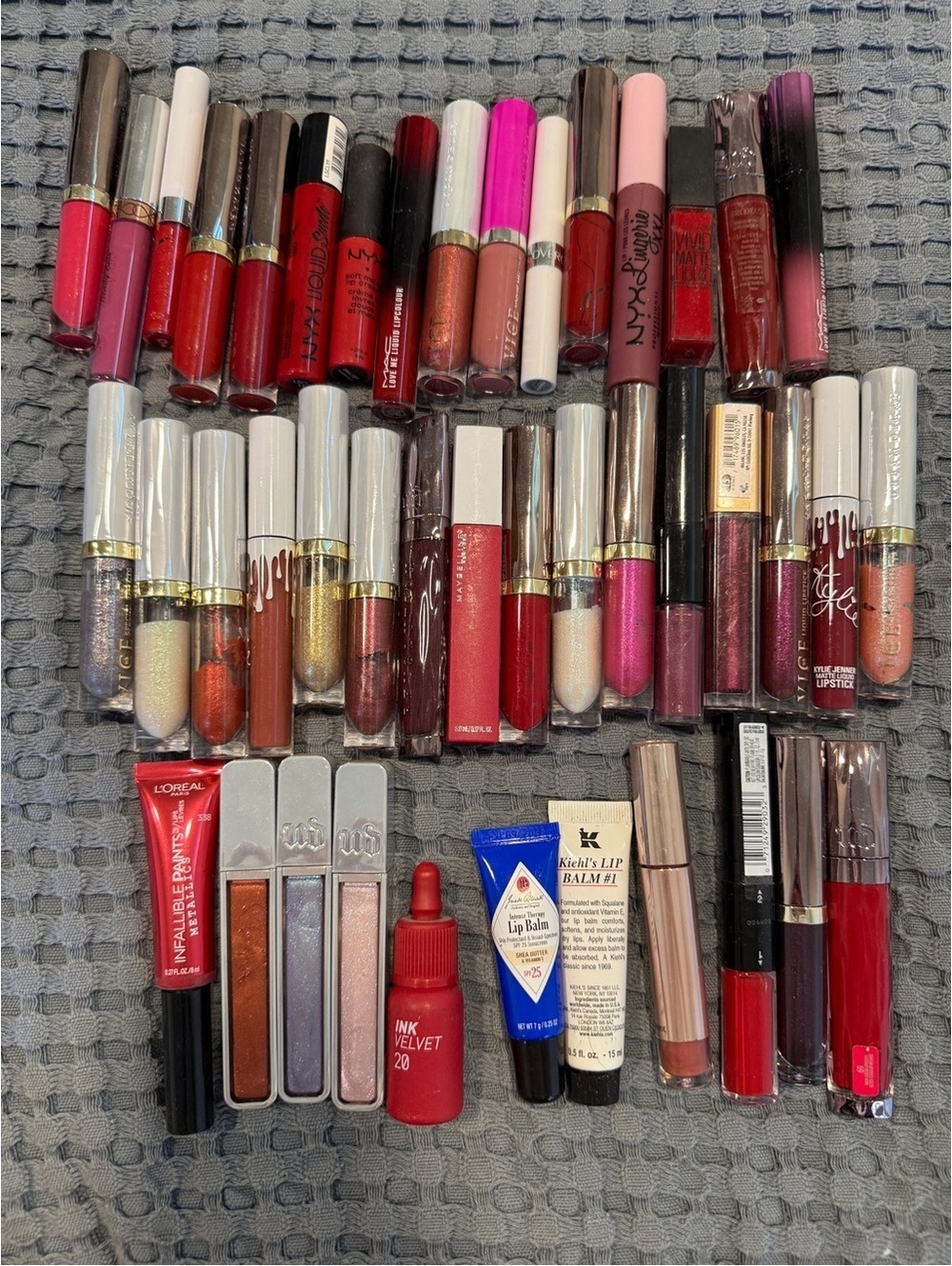 Urban Decay Assorted Lip Gloss, Balm and long wear - lot of 43!!!